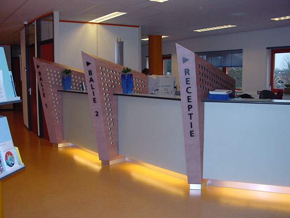 Balie gemeentehuis Opdam