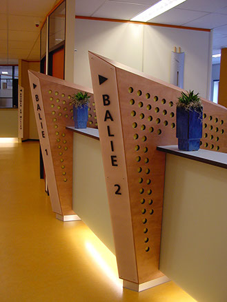 Balie gemeentehuis Opdam